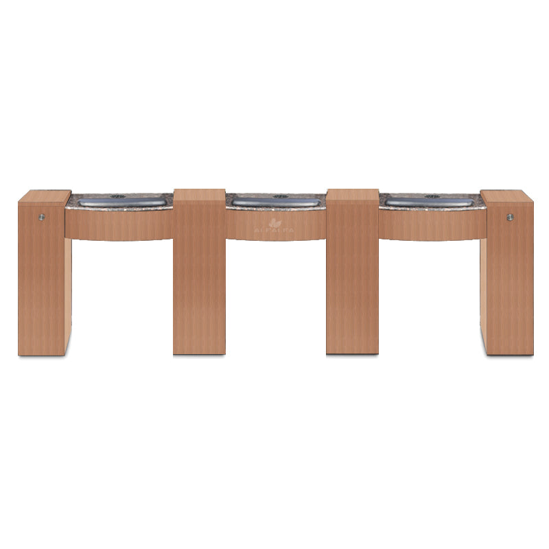 Compact Classic IMC Triple Nail Table for limited space