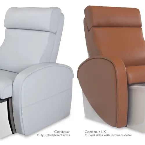 Enhance your salon experience with the adjustable Contour LX II Pedicure Chair