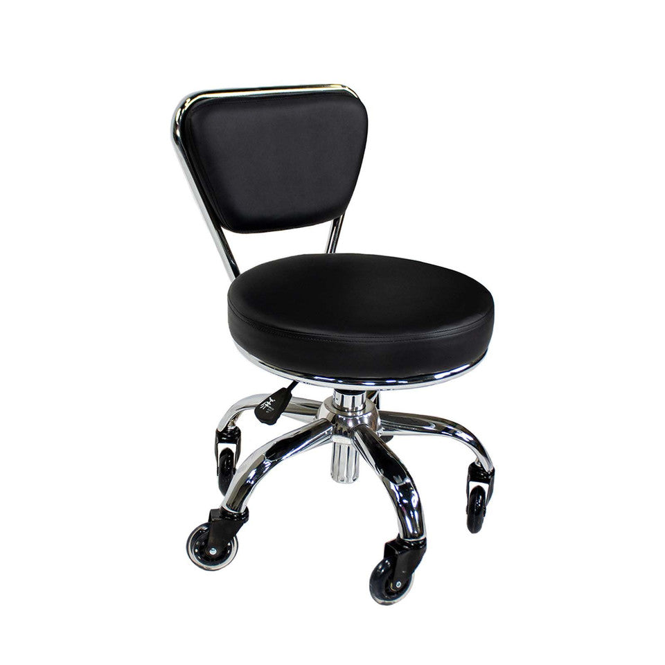 DAYTON Rolling Stool - Adjustable height and comfortable seat for ultimate mobility