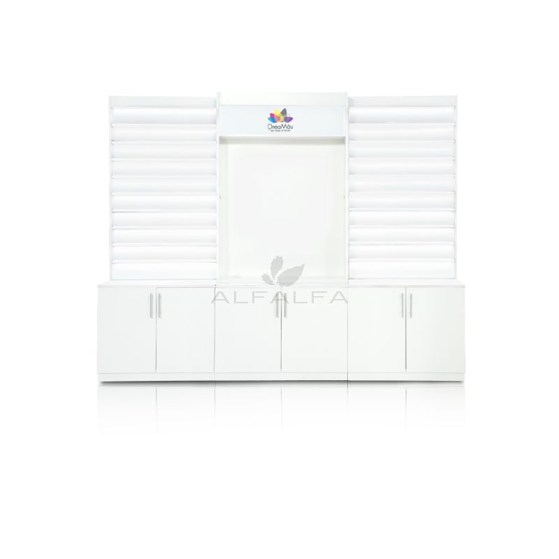 DreaMau Machine Cabinet - Set of 3 Display - White - High-Quality Craftsmanship for Durability