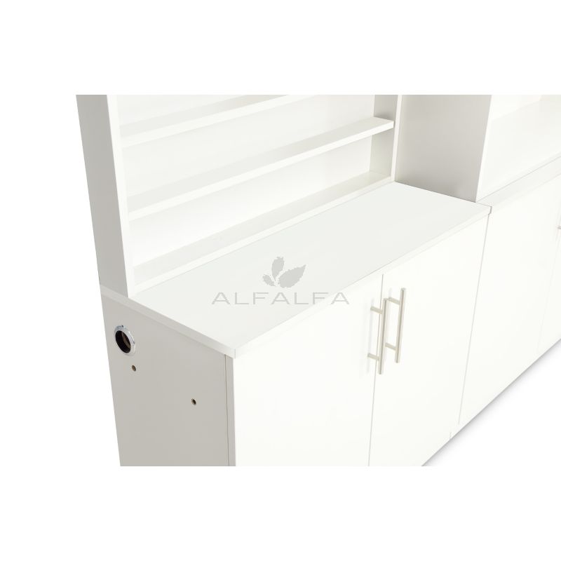 DreaMau Machine Cabinet - Set Of 3 Display - White by Alfalfa