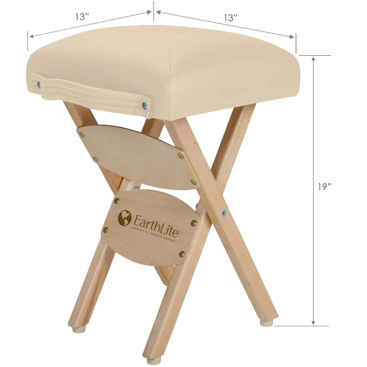 Folding Massage Stool by Living Earth Crafts