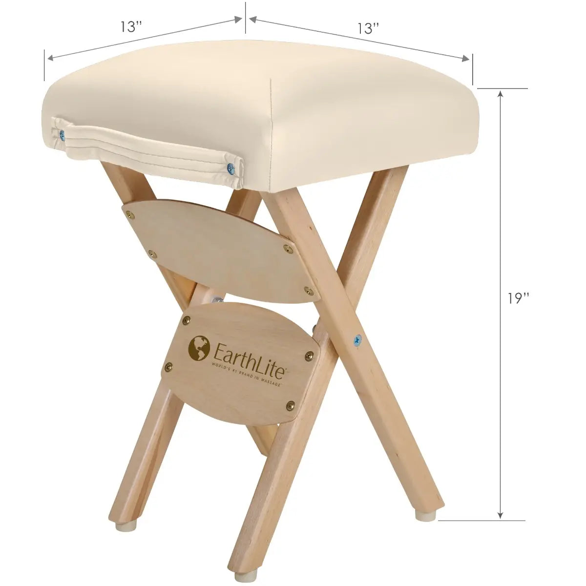 Folding Massage Stool by Living Earth Crafts