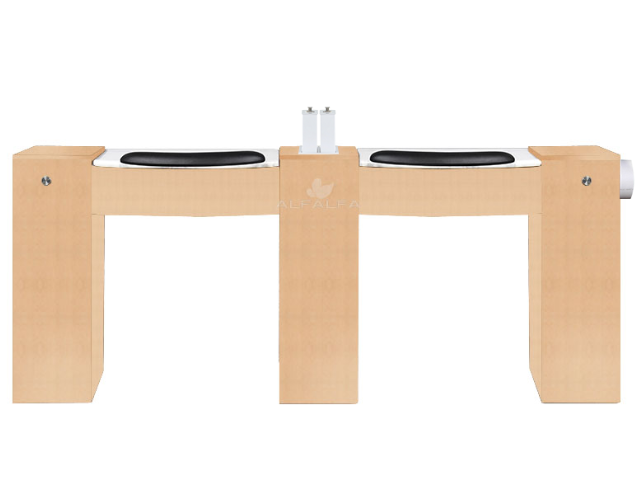 Classic SaniSmart IMC Vented Double Nail Table by Alfalfa