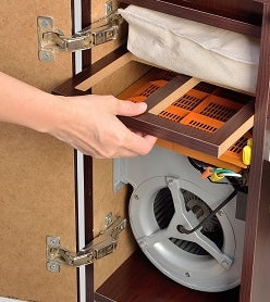 Stylish Centrifuge Ion Double Nail Table for a modern salon