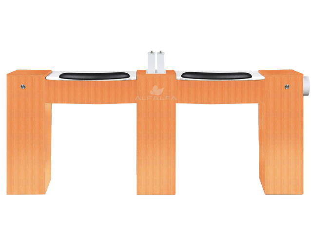 Classic SaniSmart IMC Vented Double Nail Table by Alfalfa