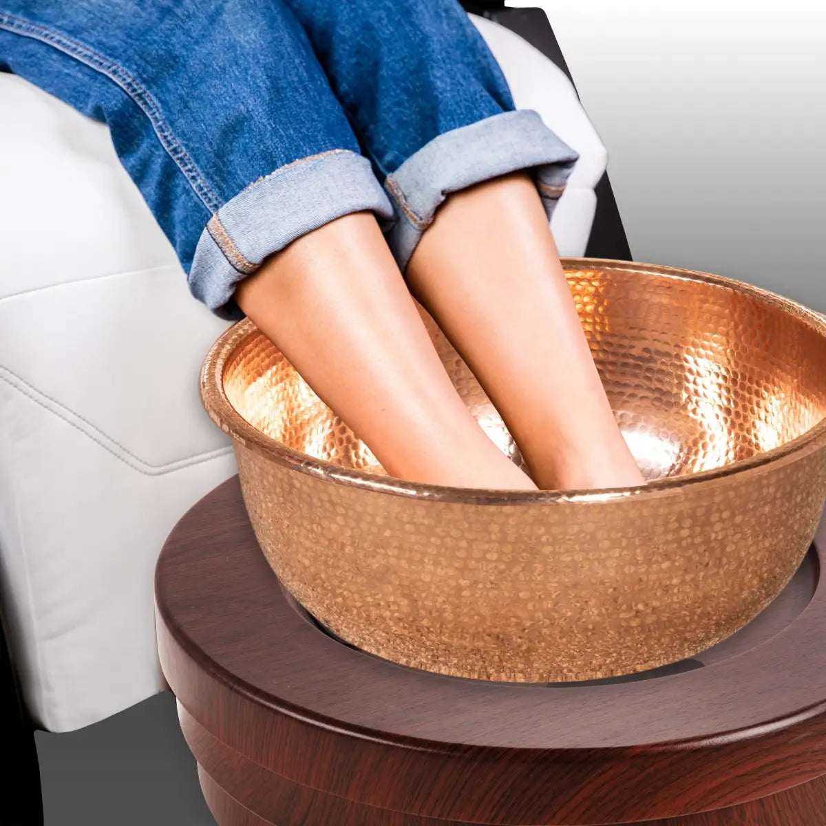 Pedicure Bowls with Roll-Up, Footrest, Lid & Leash by Continuum