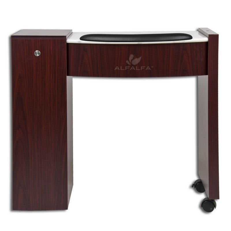 Classic Space Saver Single Nail Table - Efficient and stylish nail workstation