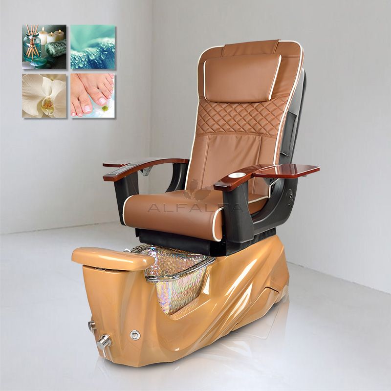 Argento Pedicure Spa Square Sink Chair - Luxurious and Comfortable