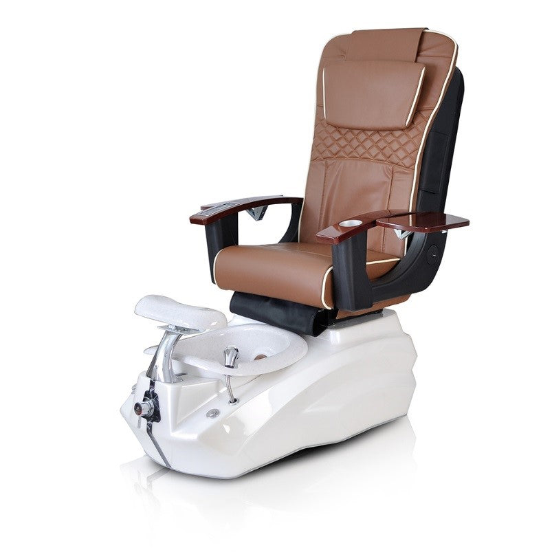 Experience Opulence: Royal White Pearl Pedispa Chair for Blissful Relaxation