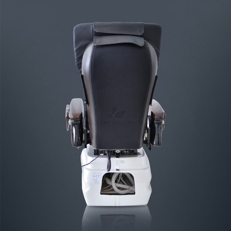 Pamper Yourself with the Royal White Pearl Pedicure Spa Chair