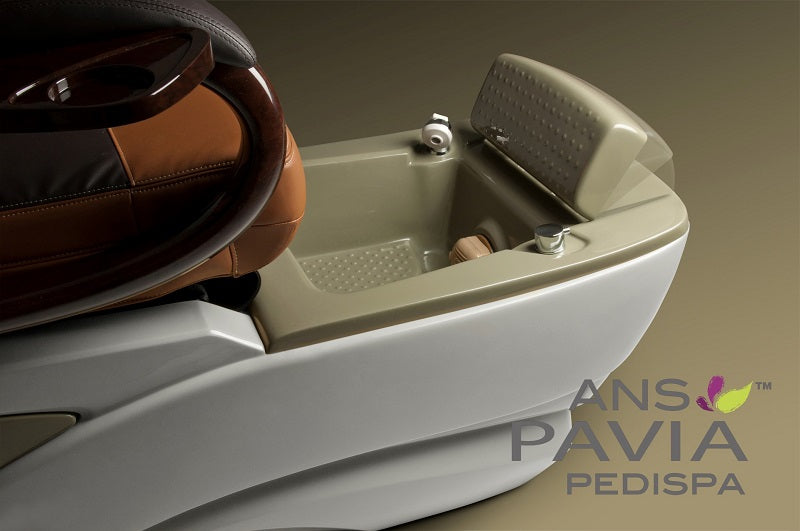 Pavia Silver Pedicure Spa w/ Installation and Jade Sink by Alfalfa