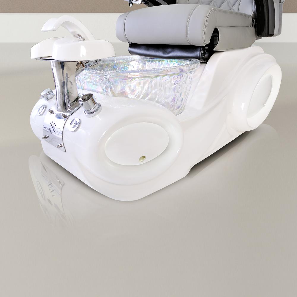 Regis Annulus Glass Sink w/ Installation – White by Alfalfa