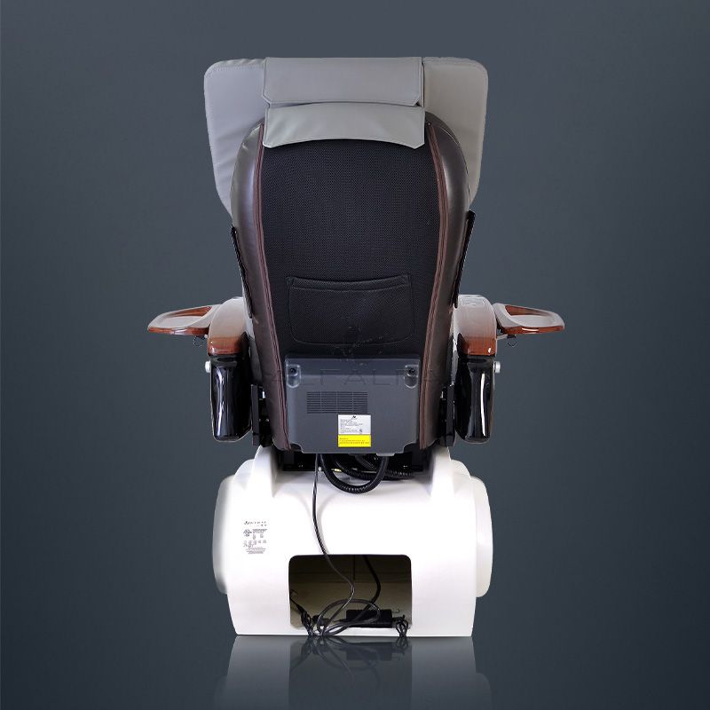 Experience Opulence: Royal White Pearl Pedispa Chair for Blissful Relaxation