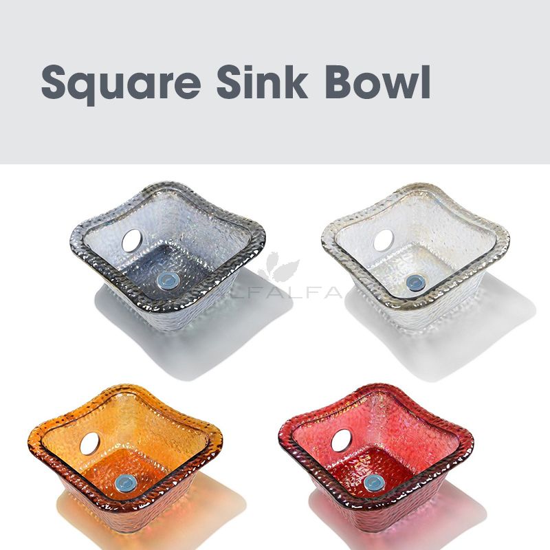 Square Sink Bowl - Sleek and Modern Bathroom Fixture