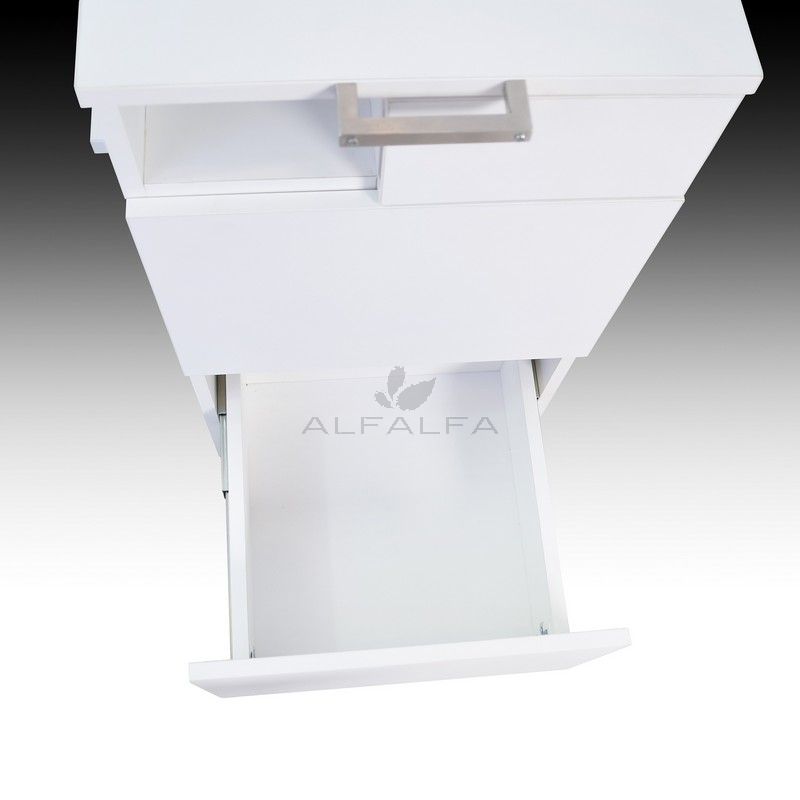 Midori Nail Table 2-in-1 with PediCart - Professional Nail Salon Equipment