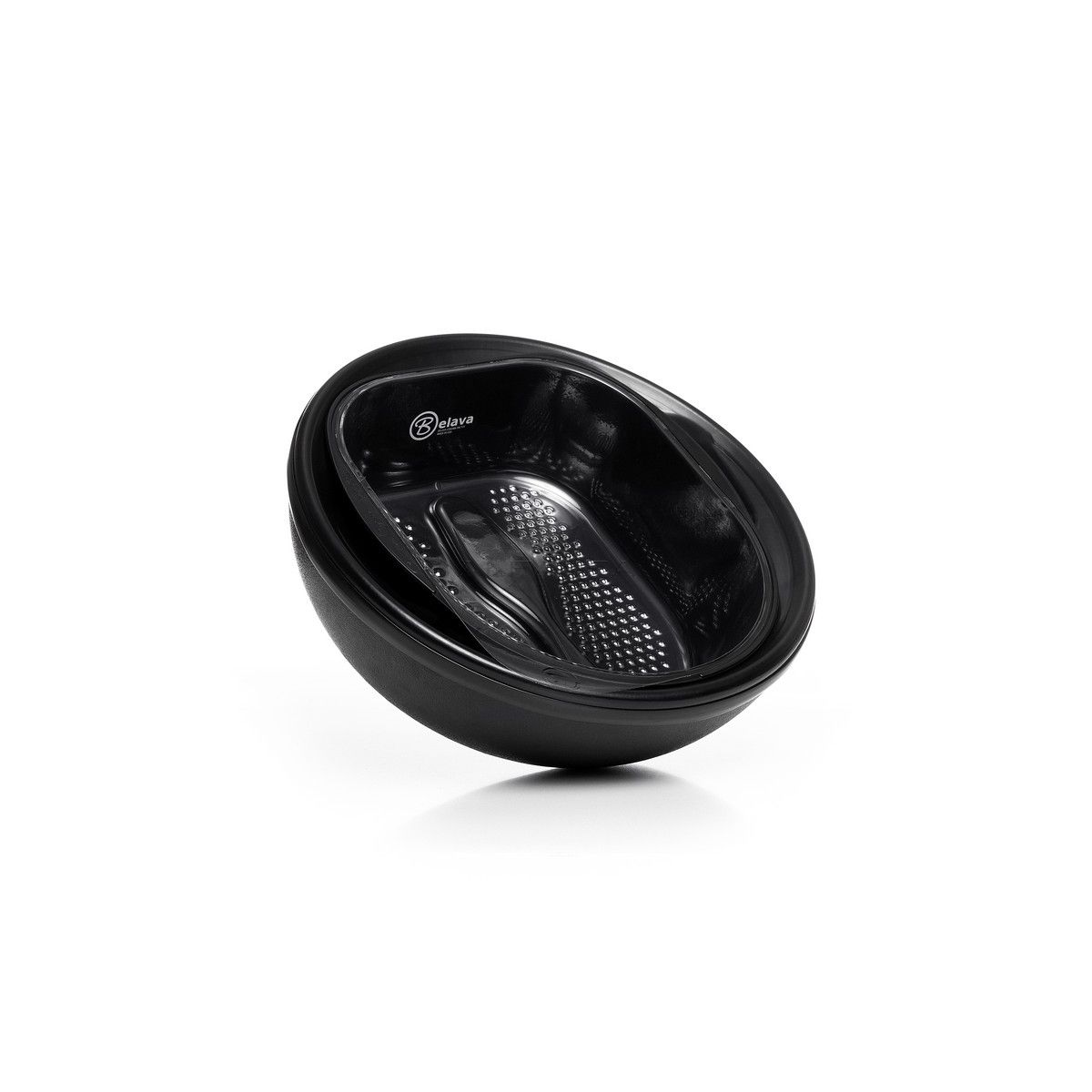 Relieve stress and rejuvenate with the Trio Foot Spa in Black with Heat & Vibration