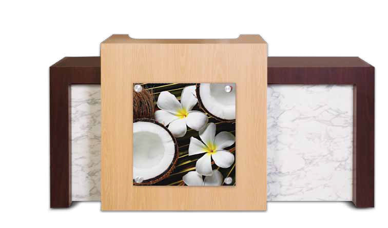 Durable Marble Reception Counter - Sturdy Construction for Long-lasting Use