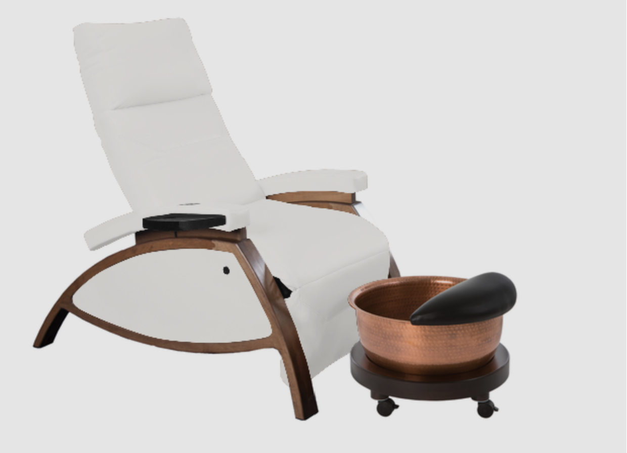 ZG Dream™ Lounger Pedicure Package with Copper Bowl & Pedi Roll Up by Continuum