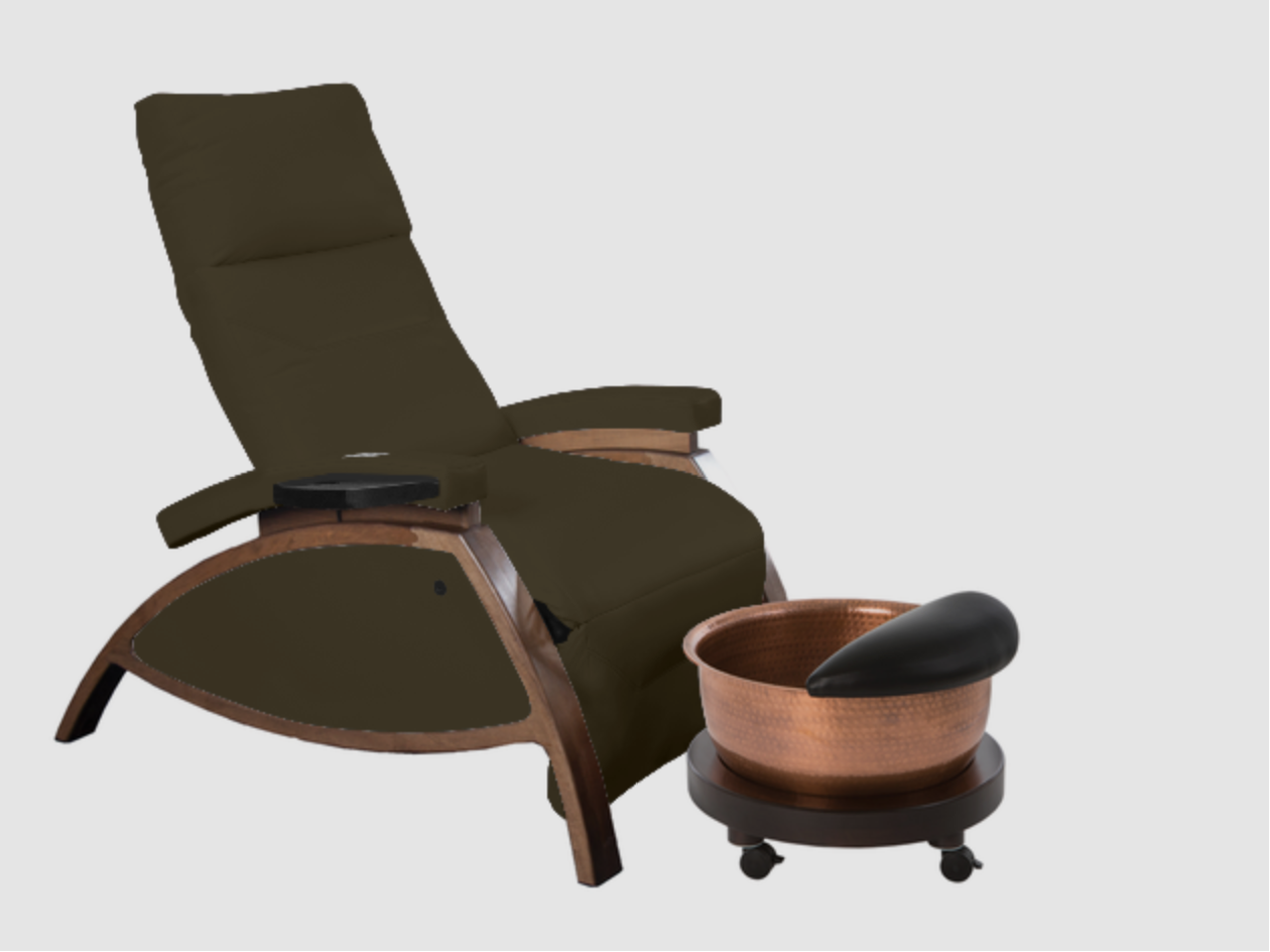 ZG Dream™ Lounger Pedicure Package with Copper Bowl & Pedi Roll Up by Continuum