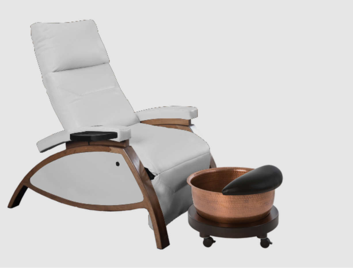 ZG Dream™ Lounger Pedicure Package with Copper Bowl & Pedi Roll Up by Continuum