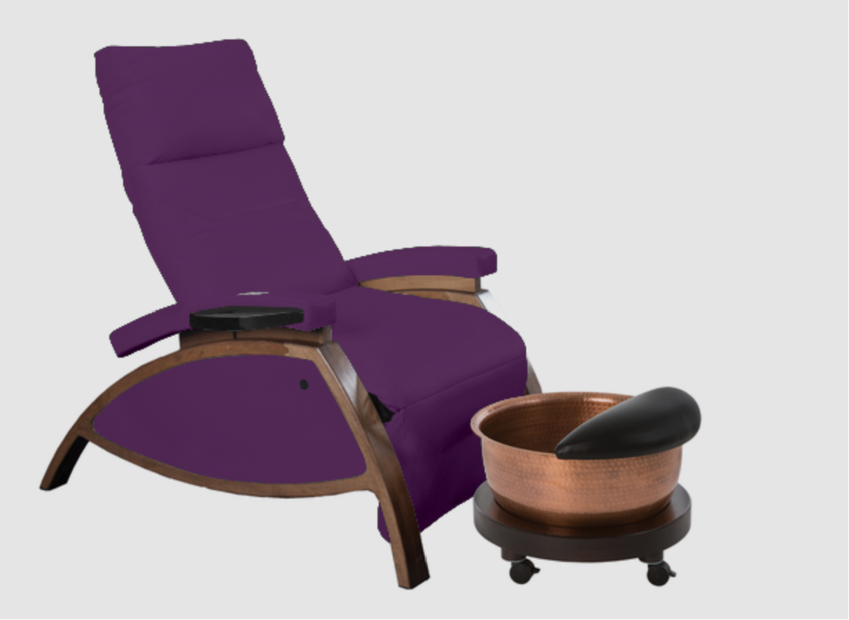 ZG Dream™ Lounger Pedicure Package with Copper Bowl & Pedi Roll Up by Continuum