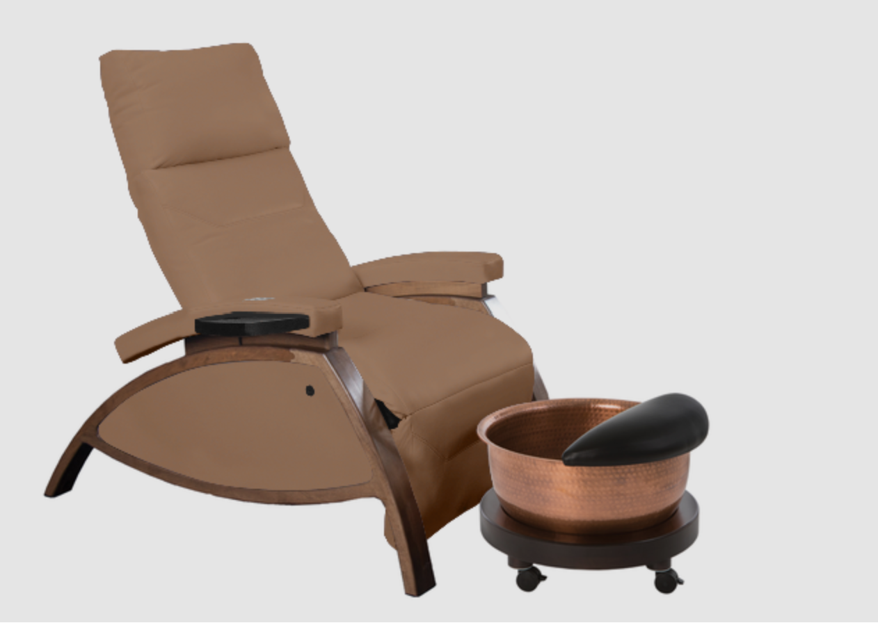 ZG Dream™ Lounger Pedicure Package with Copper Bowl & Pedi Roll Up by Continuum