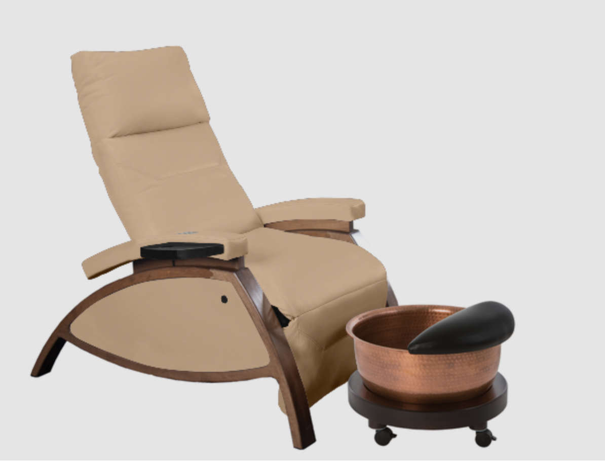 ZG Dream™ Lounger Pedicure Package with Copper Bowl & Pedi Roll Up by Continuum