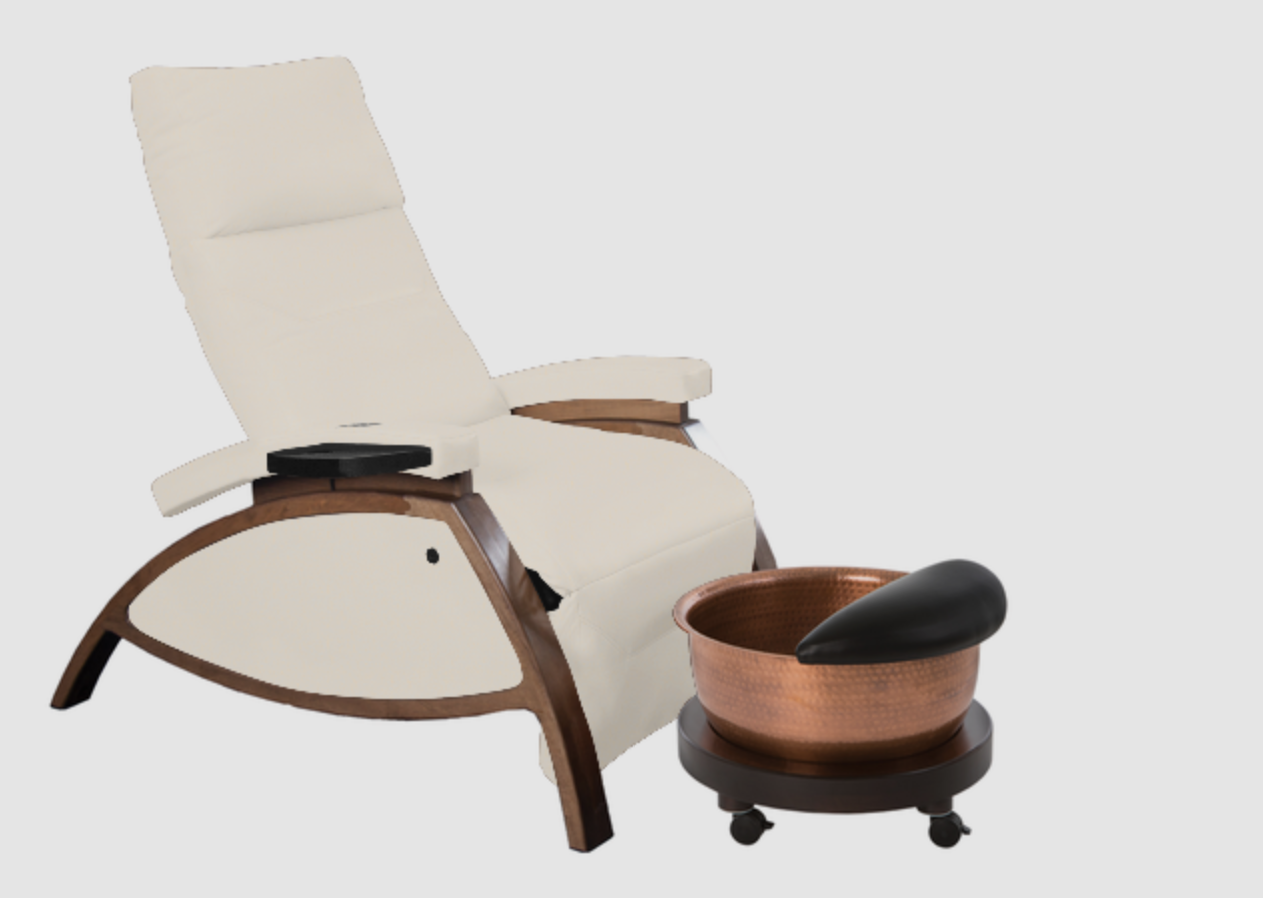 ZG Dream™ Lounger Pedicure Package with Copper Bowl & Pedi Roll Up by Continuum