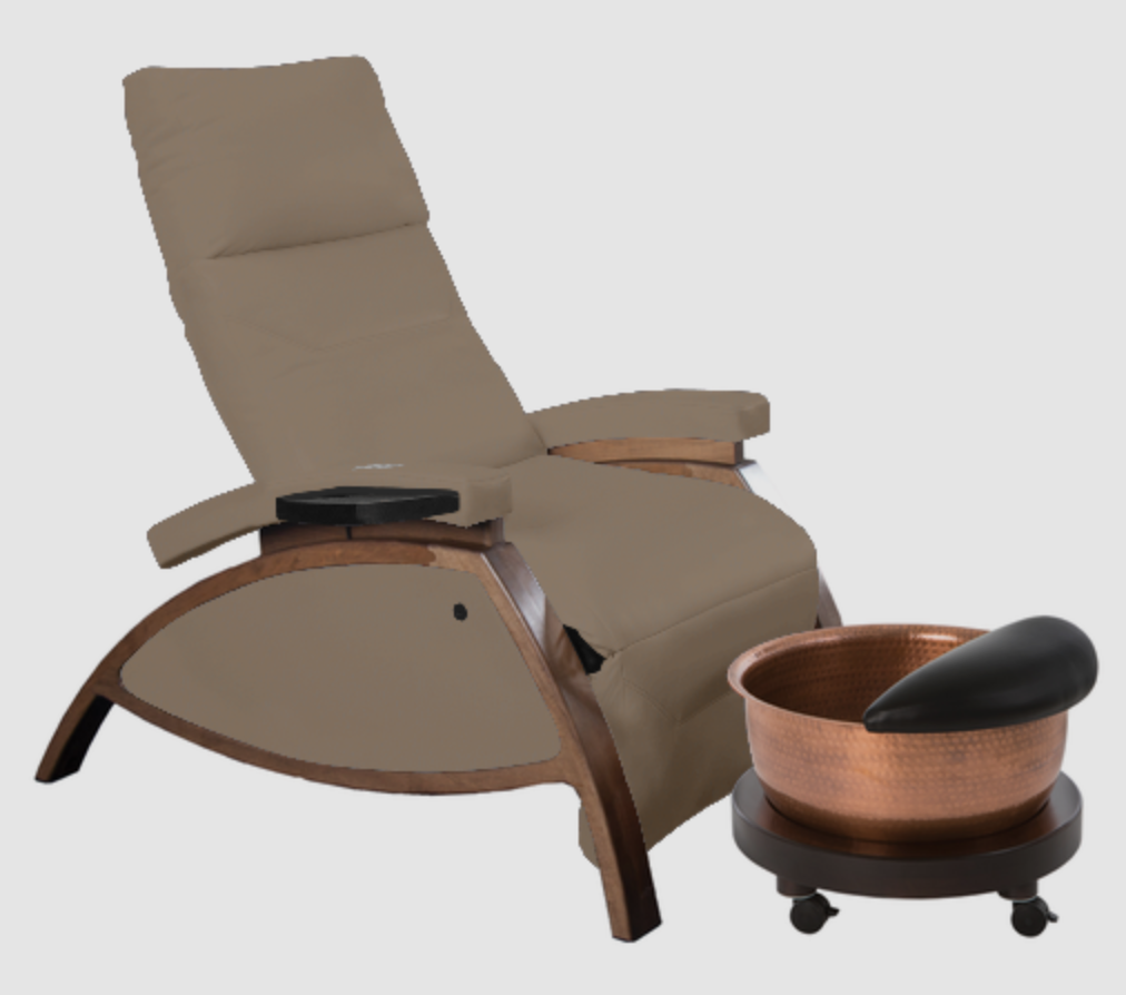 ZG Dream™ Lounger Pedicure Package with Copper Bowl & Pedi Roll Up by Continuum