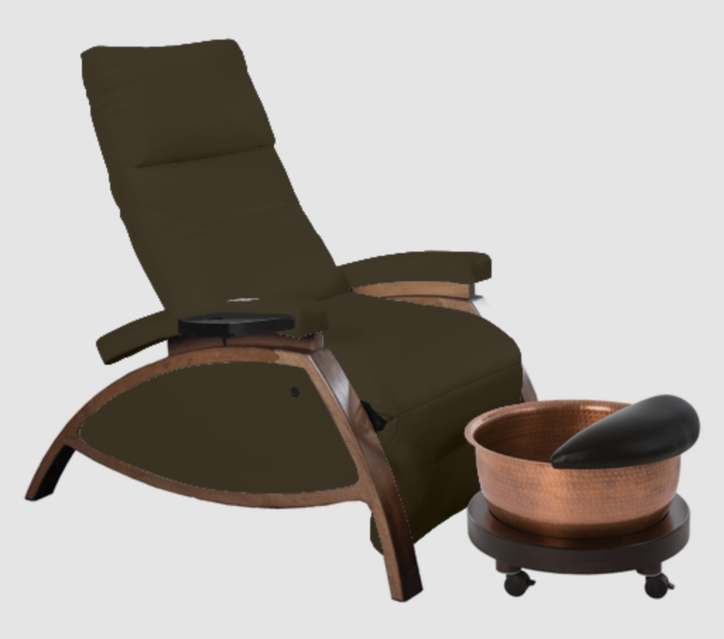 ZG Dream™ Lounger Pedicure Package with Copper Bowl & Pedi Roll Up by Continuum