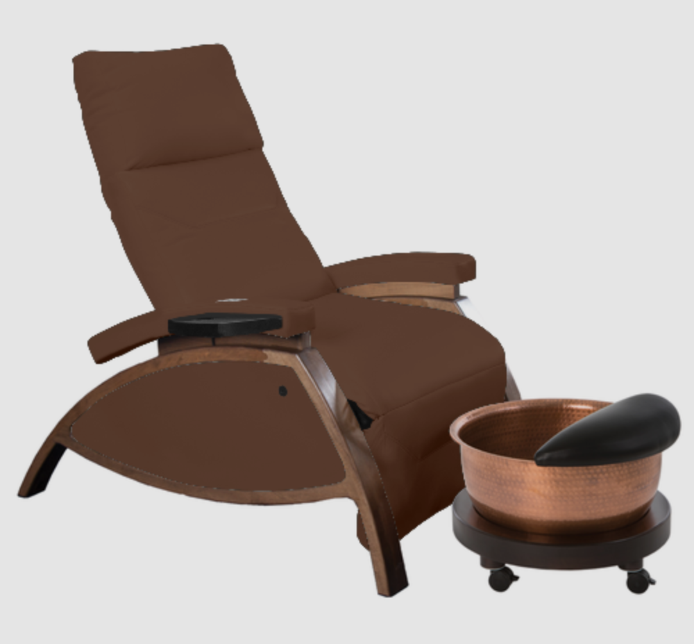 ZG Dream™ Lounger Pedicure Package with Copper Bowl & Pedi Roll Up by Continuum