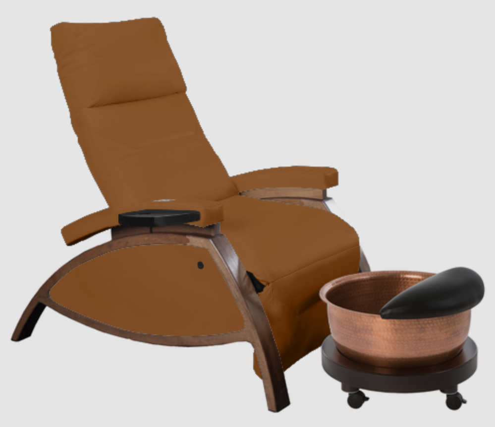 ZG Dream™ Lounger Pedicure Package with Copper Bowl & Pedi Roll Up by Continuum