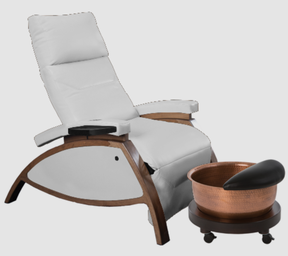 ZG Dream™ Lounger Pedicure Package with Copper Bowl & Pedi Roll Up by Continuum