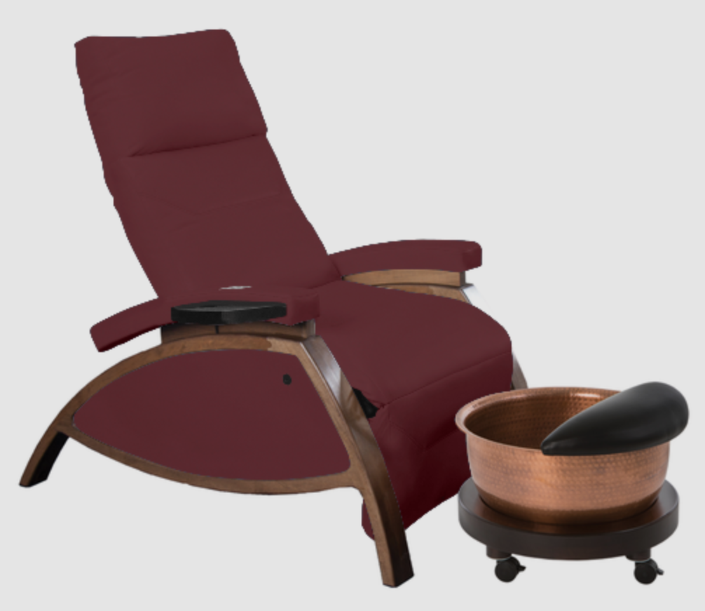 ZG Dream™ Lounger Pedicure Package with Copper Bowl & Pedi Roll Up by Continuum