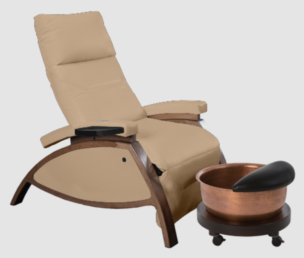 ZG Dream™ Lounger Pedicure Package with Copper Bowl & Pedi Roll Up by Continuum