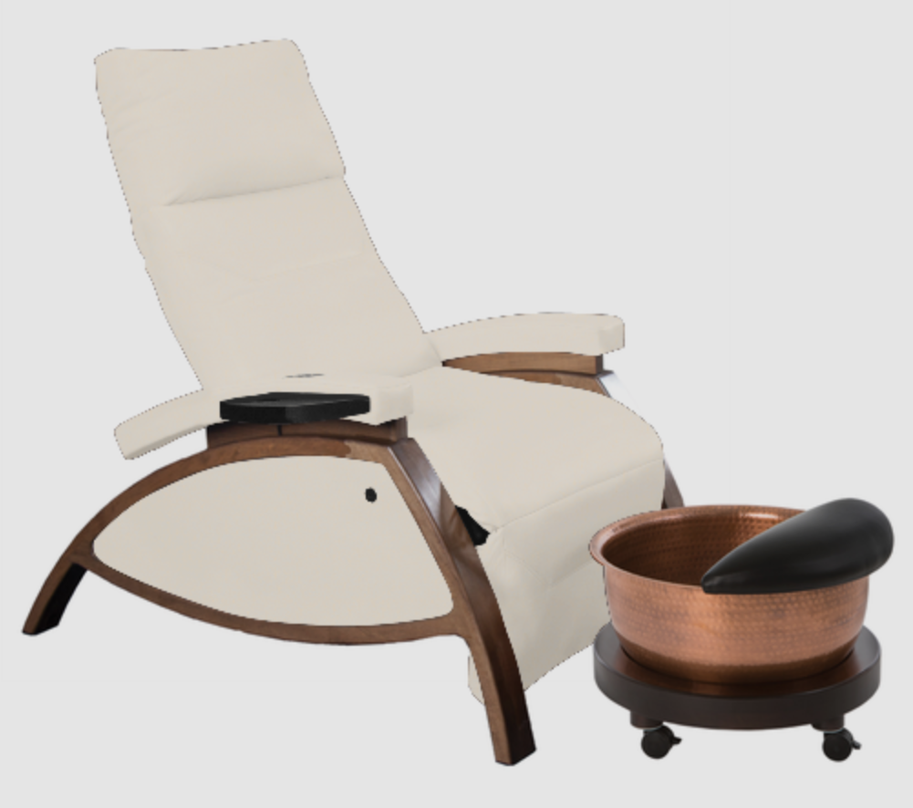 ZG Dream™ Lounger Pedicure Package with Copper Bowl & Pedi Roll Up by Continuum