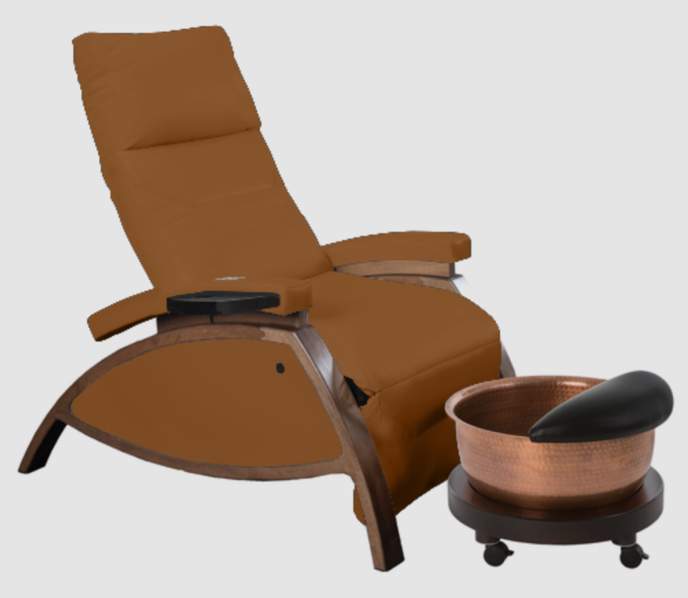 ZG Dream™ Lounger Pedicure Package with Copper Bowl & Pedi Roll Up by Continuum