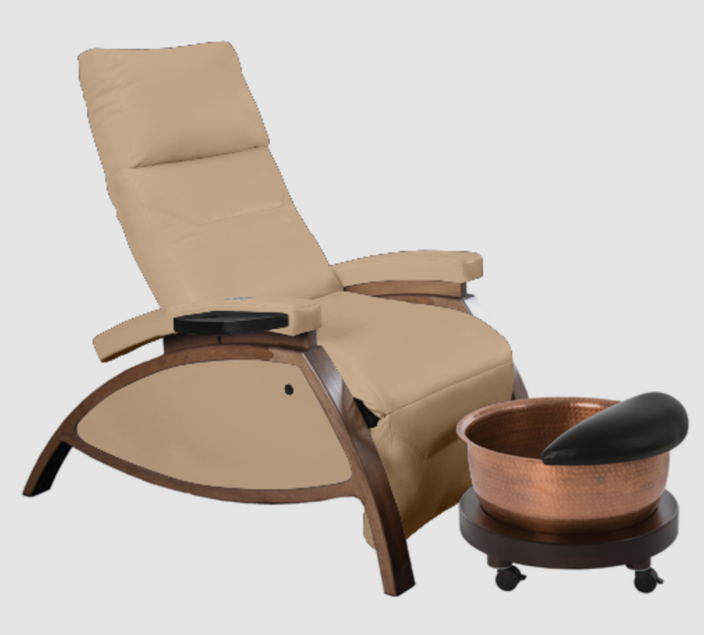 ZG Dream™ Lounger Pedicure Package with Copper Bowl & Pedi Roll Up by Continuum