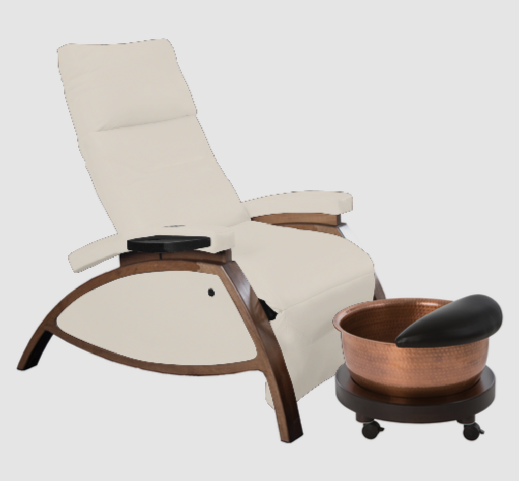 ZG Dream™ Lounger Pedicure Package with Copper Bowl & Pedi Roll Up by Continuum