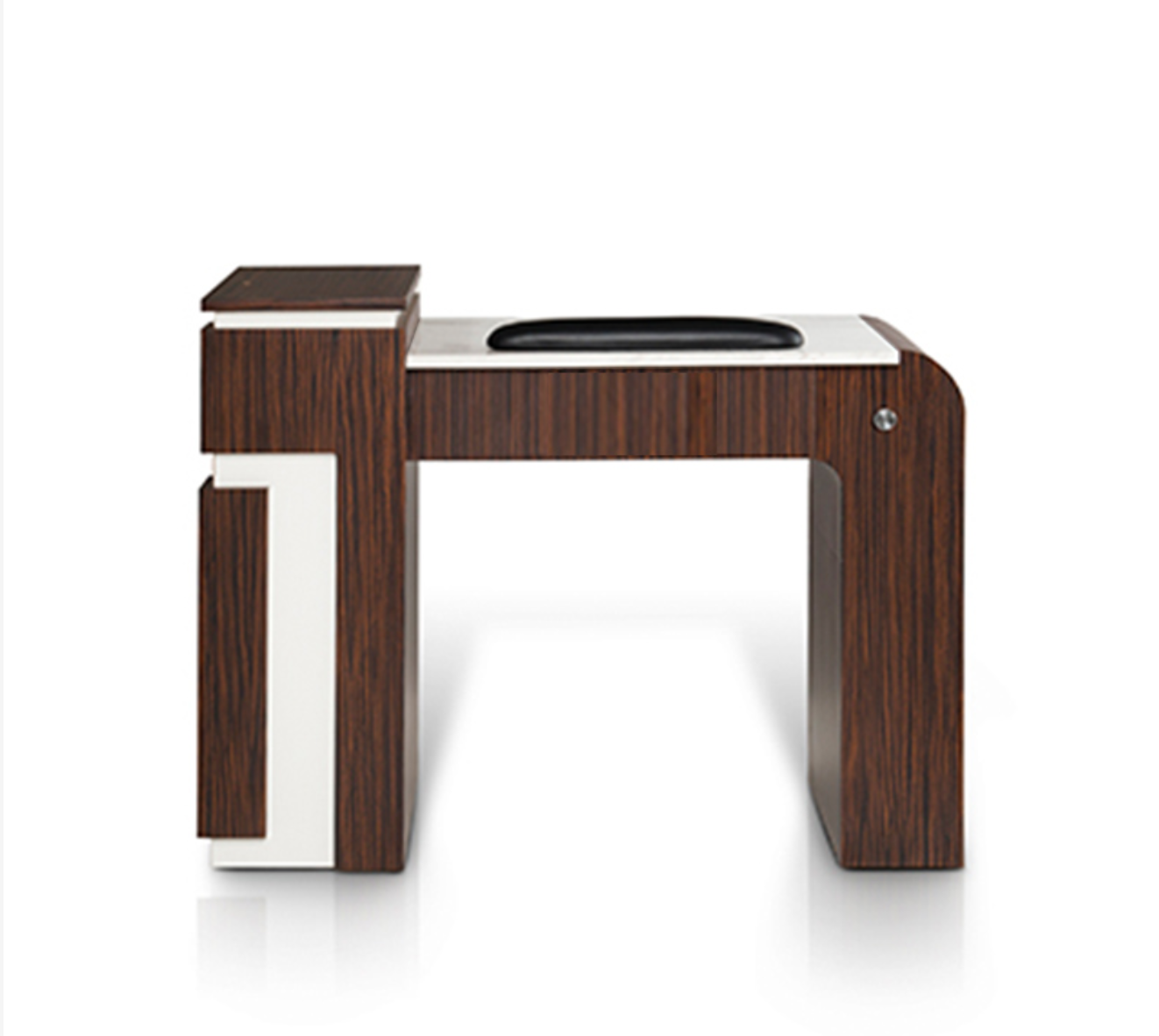 Beniko Nail Table - White Fino & Guayanna Rose by Alfalfa