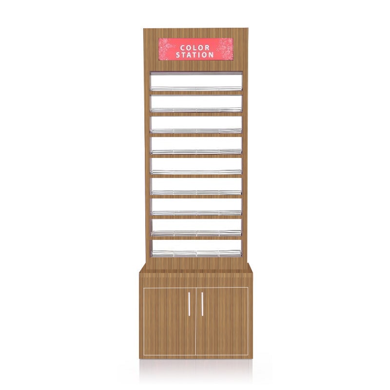 Wooden Polish Stand Rack by Alfalfa