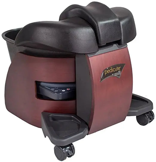 Continuum PEDICUTE Portable Pedi Spa - Ergonomic and adjustable footrest for comfortable pedicures